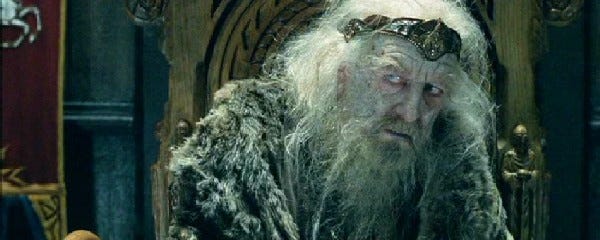 Why does Gandalf heal Theoden of his despair but not Denethor? - Quora