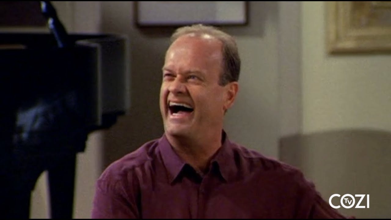 12 Most Egregiously Pompous Moments | Frasier | COZI Dozen