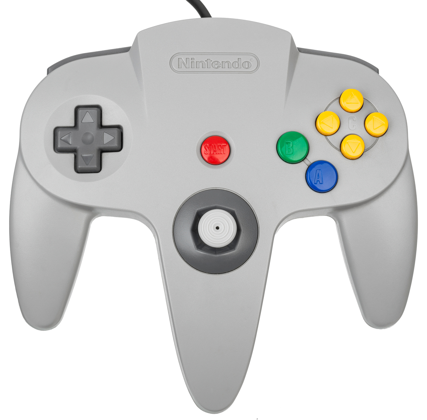 File:Nintendo-64-Controller-Gray-Flat.jpg - Wikimedia Commons