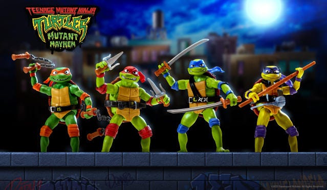 Cowabunga! Here's your exclusive sneak peek at the 'Teenage Mutant Ninja  Turtles: Mutant Mayhem' toys