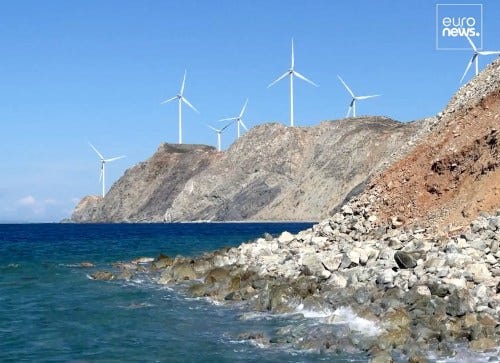 greece wind turbines