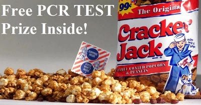 VIROLOGY DEBUNKED W/ CRACKER JACK BOX COVID PCR TEST https://www.bitchute.com/video/b7FKASNQ7TeJ/
