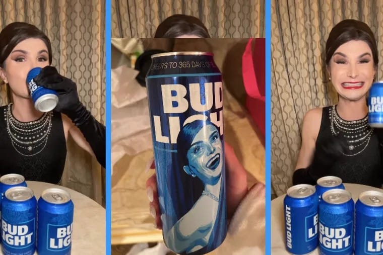 Bud Light can for trans influencer Dylan Mulvaney prompts boycott
