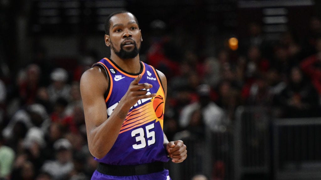 Phoenix Suns' Kevin Durant to play Wednesday vs. Timberwolves