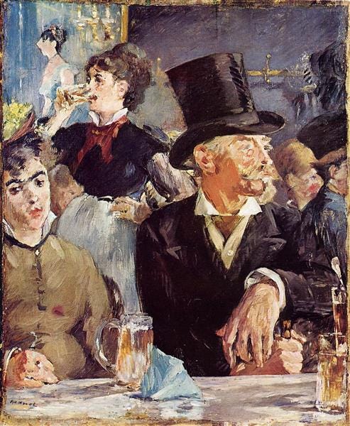 At the Cafe-Concert, c.1879 - Edouard Manet