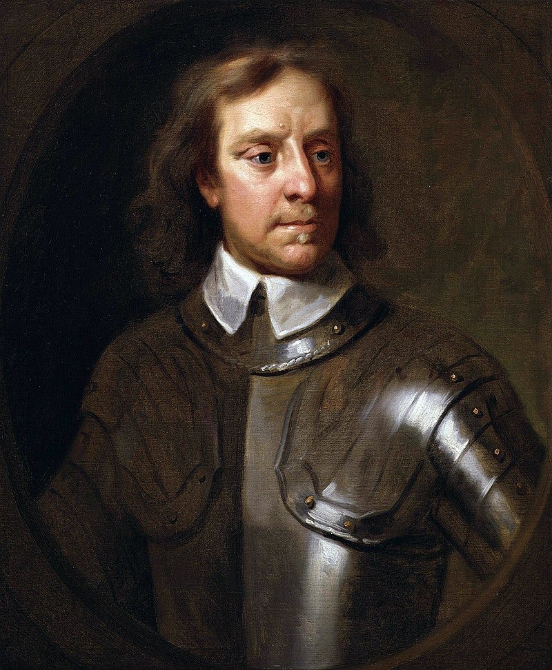 An image of Oliver Cromwell, former dictator of England