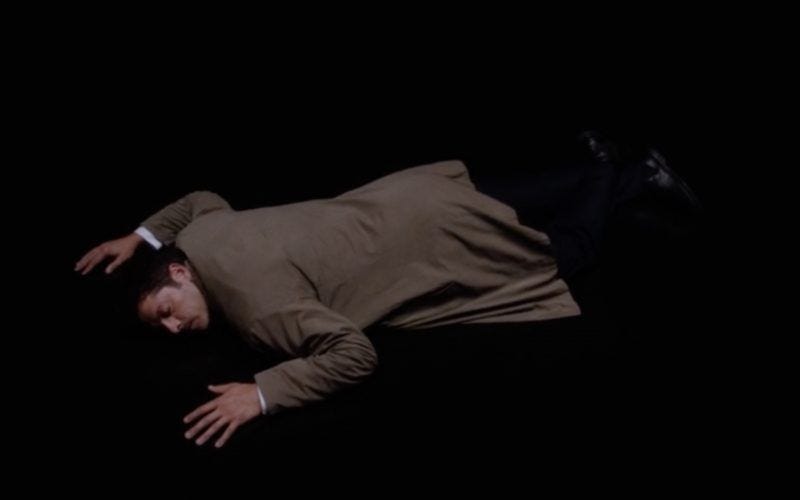 supernatural castiel misha collins laying on floor