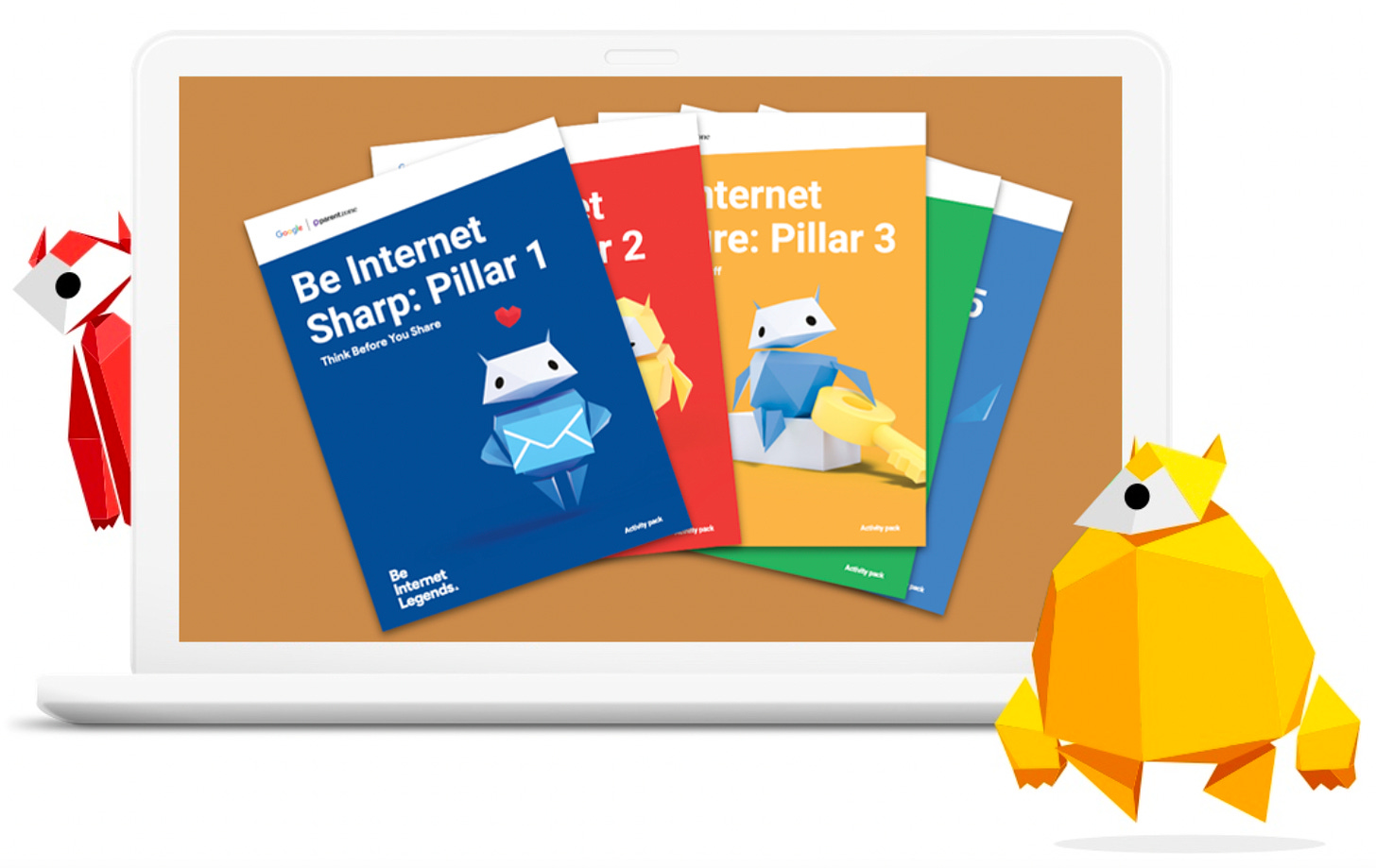 Screenshot of Resources from the Be Internet Legends curriculum