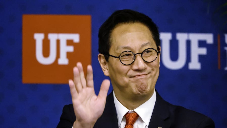 At UF, Ono says he's 'in alignment' with Florida's vision