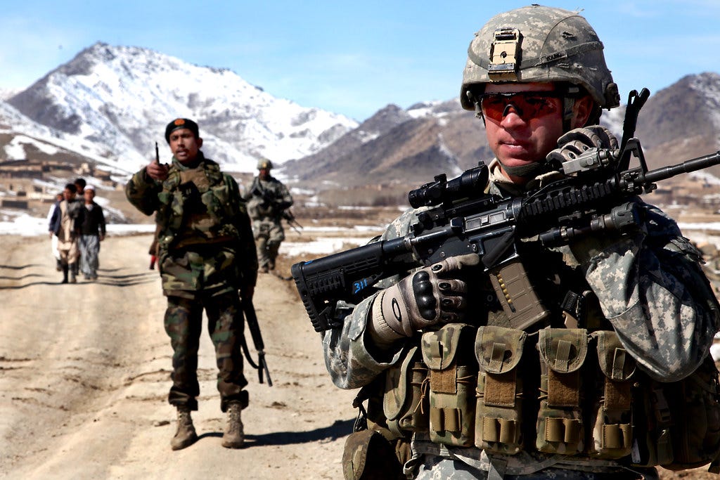 Patrol in Afghanistan | A U.S. Army Soldier patrols with Afg… | Flickr