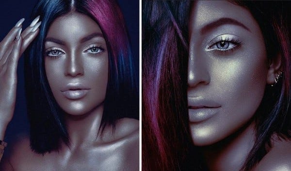 kylie jenner goes blackface for fans 2015 gossip