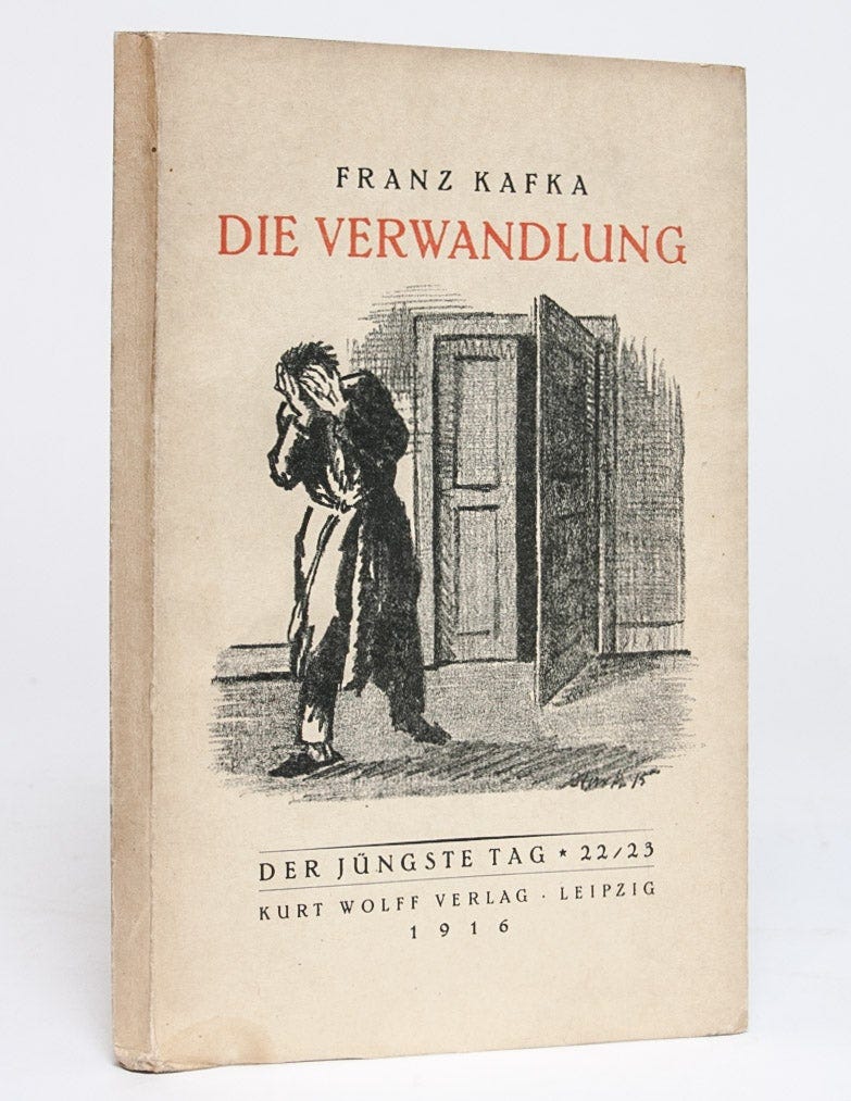 Die Verwandlung The Metamorphosis | Franz Kafka | First edition