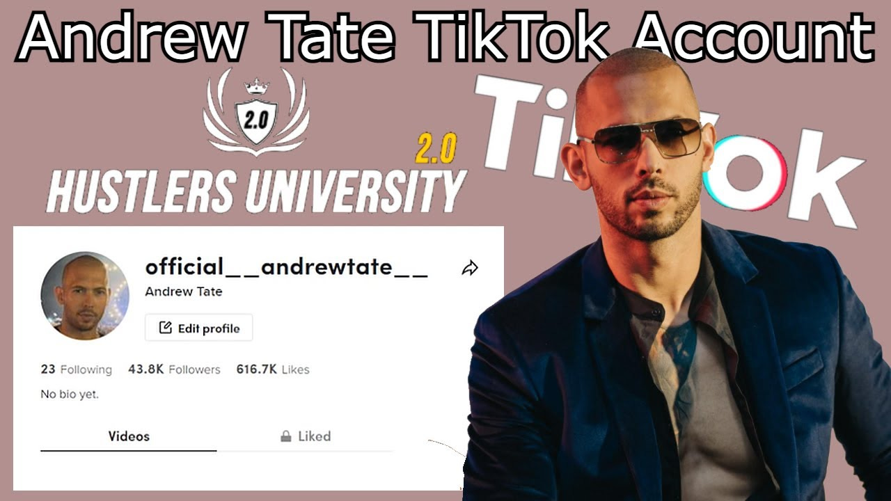 I made an Andrew Tate Hustler's University TikTok account - YouTube