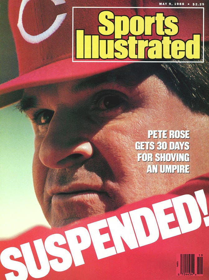 Pete Rose on Sports Illustrated cover