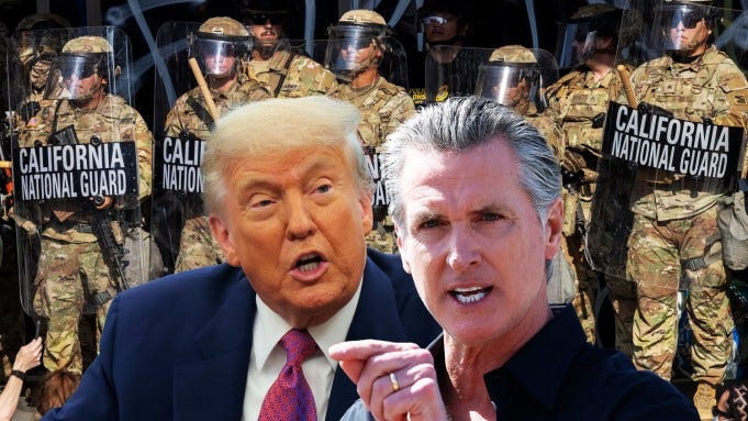 Newsom Seeks Immediate Order To Block Trump's National Guard Order
