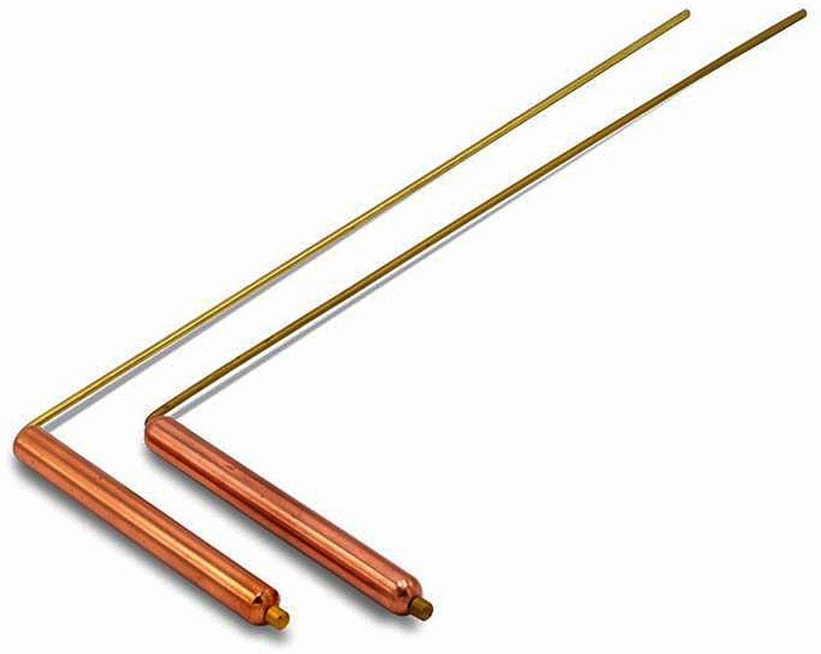 Copper Dowsing L Rods; 13.5in/34cms long with 4.7in/12cm Copper Handles;  Use for finding Water/Minerals/Oil/Geopathic Stress Lines/Lost  Objects/Chakra & Aura Measurement : Amazon.co.uk: Automotive