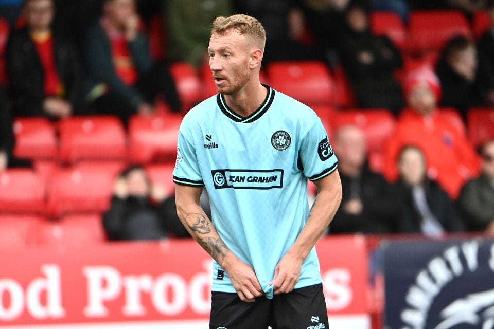 Cliftonville player Michael Newberry (Picture by Stephen Hamilton/Inpho)