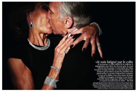 French Vogue Says Old People DO Have Sex | Messy Nessy Chic