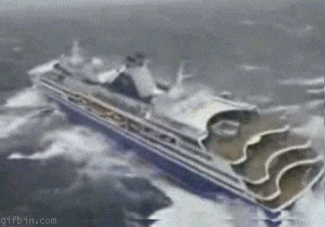 Cruise ship battling rough seas — visual metaphor for rising risks in RCL stock, including stretched valuation, macro headwinds, and insider selling. Featured in Beating The Tide’s deep dive stock analysis.