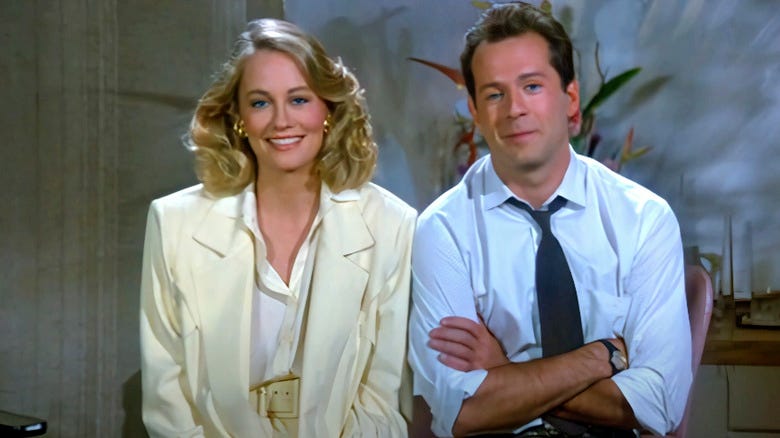 Moonlighting Bruce Willis Cybill Shepherd