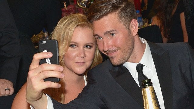 amy schumer with boyfriend ben hanish