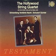 Image result for schubert quintet hollywood string quartet testament