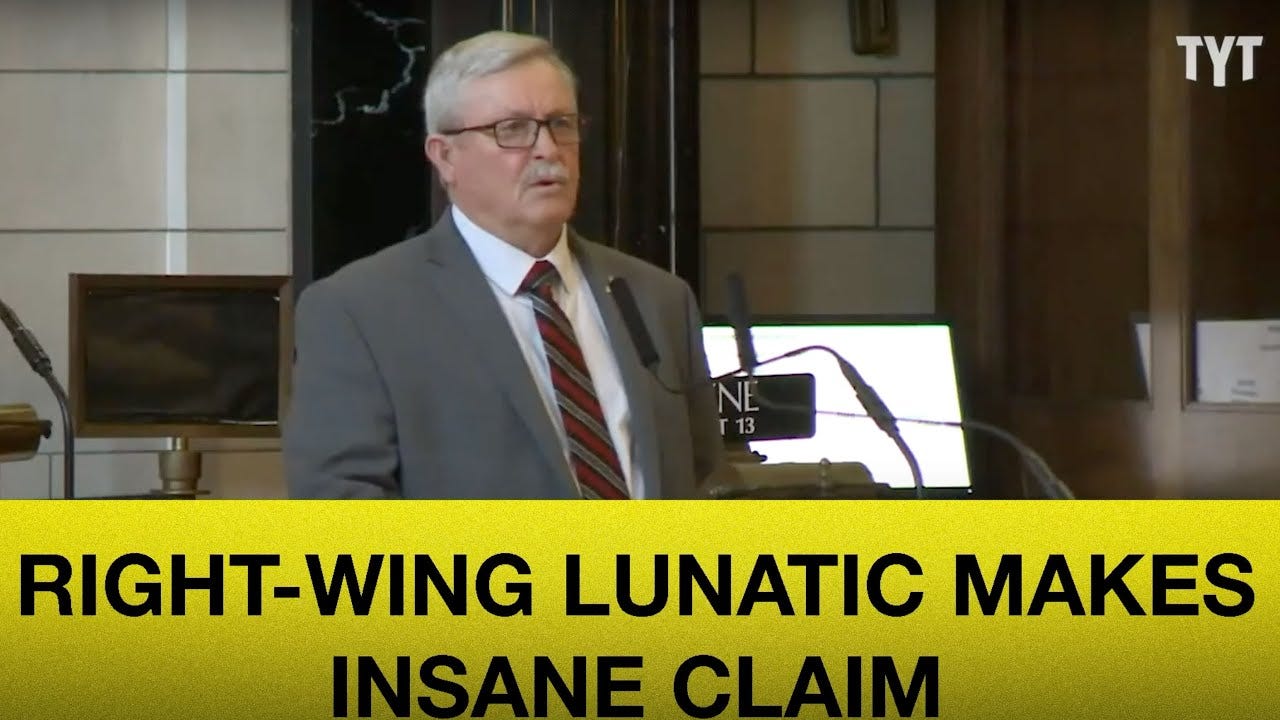 Right-wing Lunatic Makes Insane Abortion Claim - YouTube