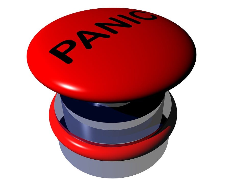Panic Button, Panic, Fear, Button, Emergency, Push, 3d Panic Button, Panic, Fear, Button, Emergency, Push, 3d