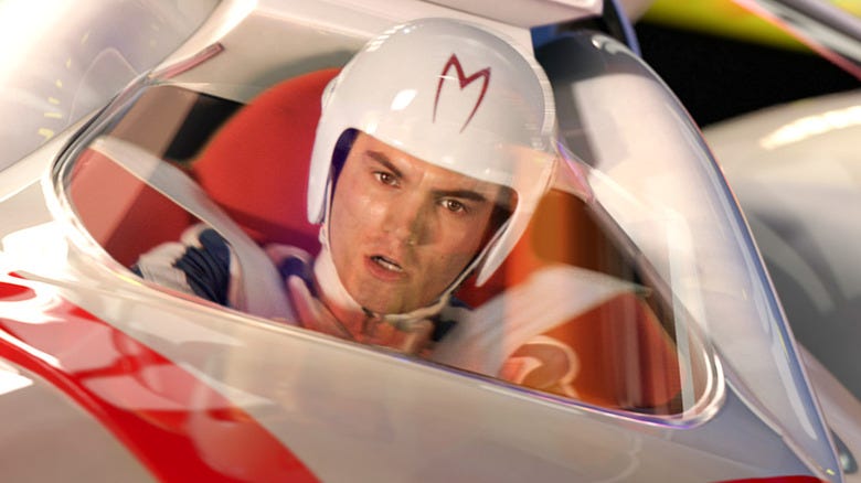 Emile Hirsch in "Speed Racer."