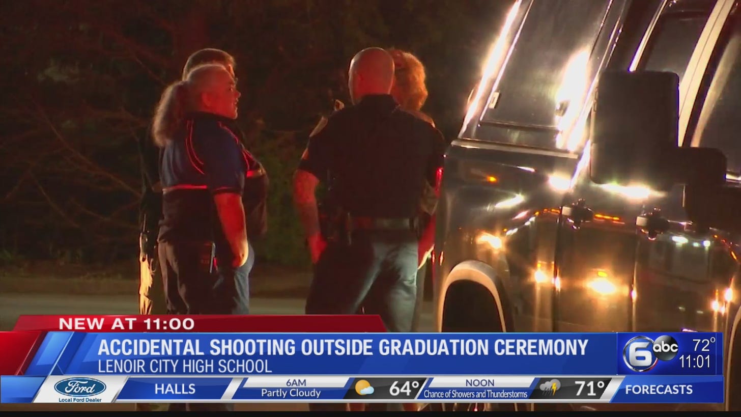 Accidental Shooting Outside of Lenoir City High School Graduation Ceremony  – WATE 6 On Your Side