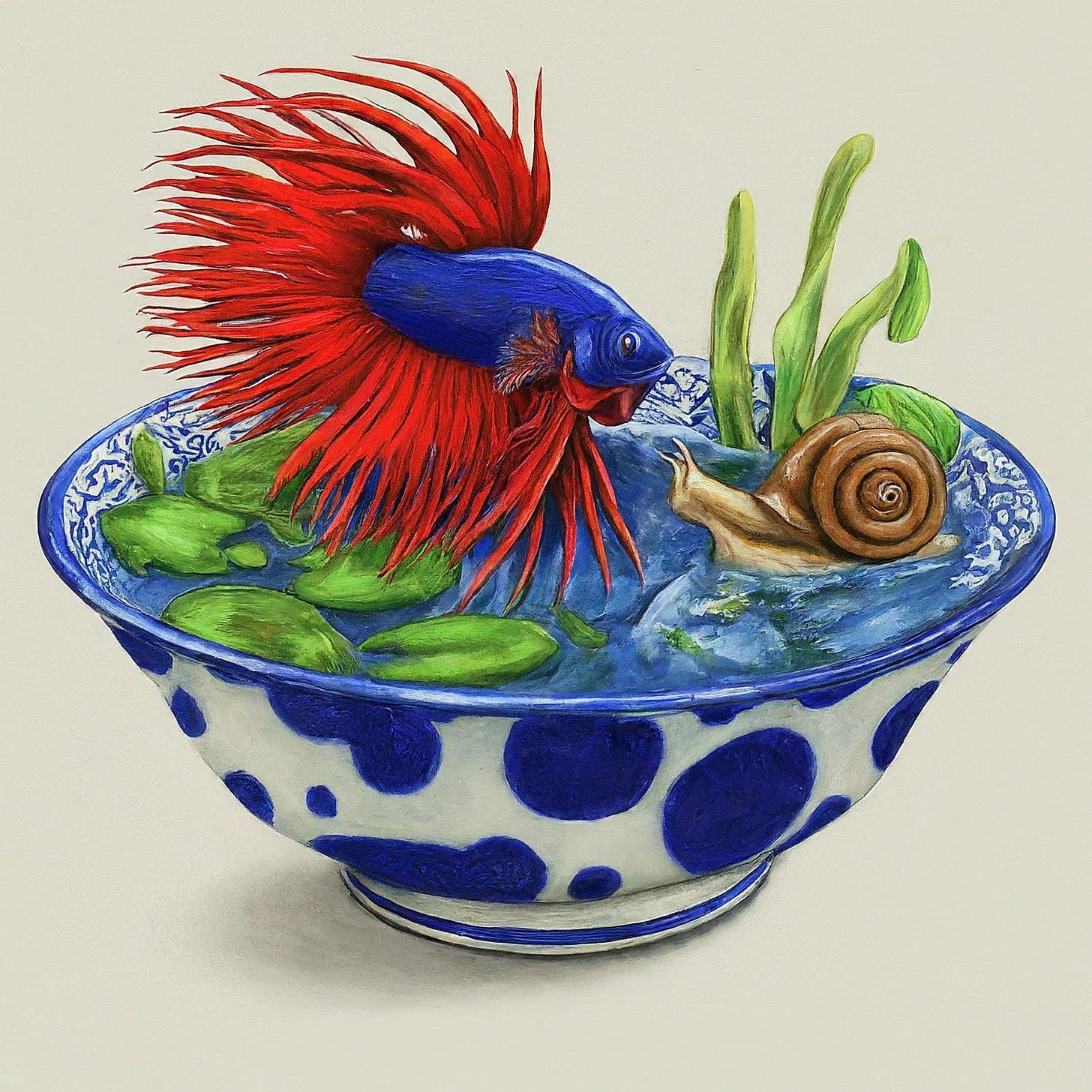 Gregory the betta fish