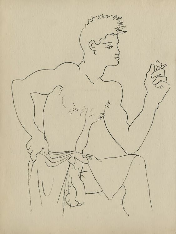 Illustration de Jean Cocteau pour Querelle de Brest