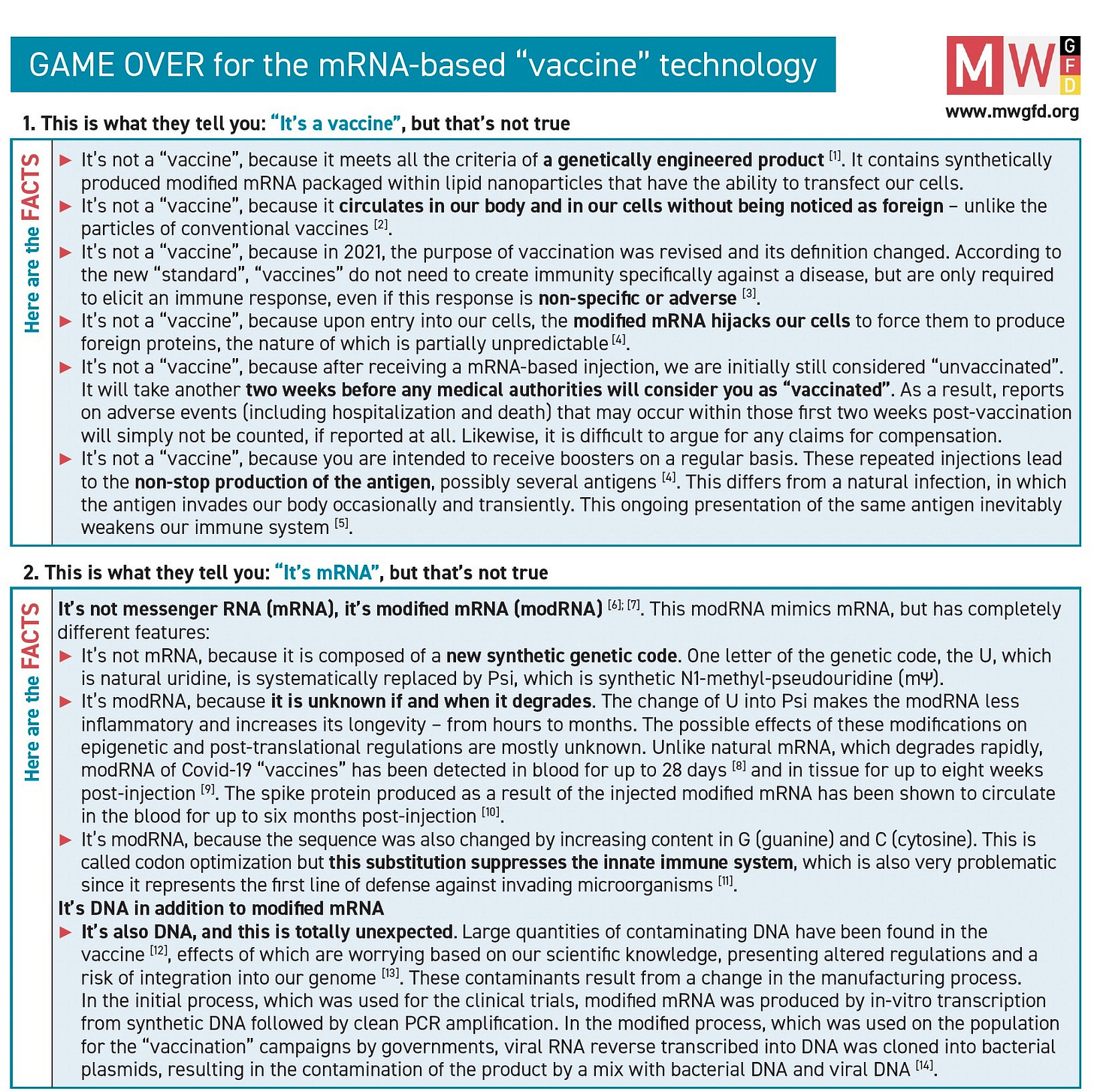 A great poster on the mRNA technology from my colleagues Drs. Klaus Steger and Alexandra Henrion-Caude. By Meryl Nass (09/04/24) A great poster on the mRNA technology from my colleagues Drs. Klaus Steger and Alexandra Henrion-Caude. By Meryl Nass (09/04/24)