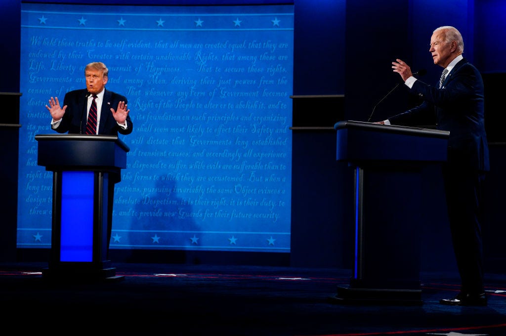 Can Donald Trump and Joe Biden make presidential debates great again?