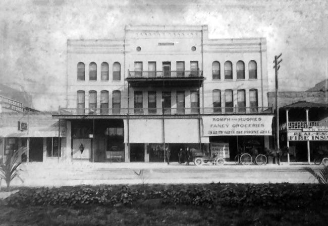  Figure 1: Romfh and Hughes Grocery in Finlay Building