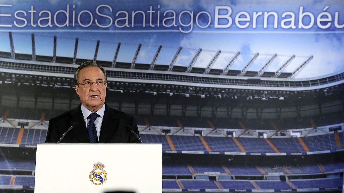 Donde Bernabéu ponía imaginación, Florentino despilfarra el dinero del  Madrid