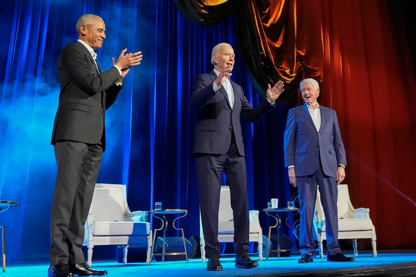 Biden, Obama, Clinton heckled over Gaza war handling at New York fundraiser  | The Times of Israel