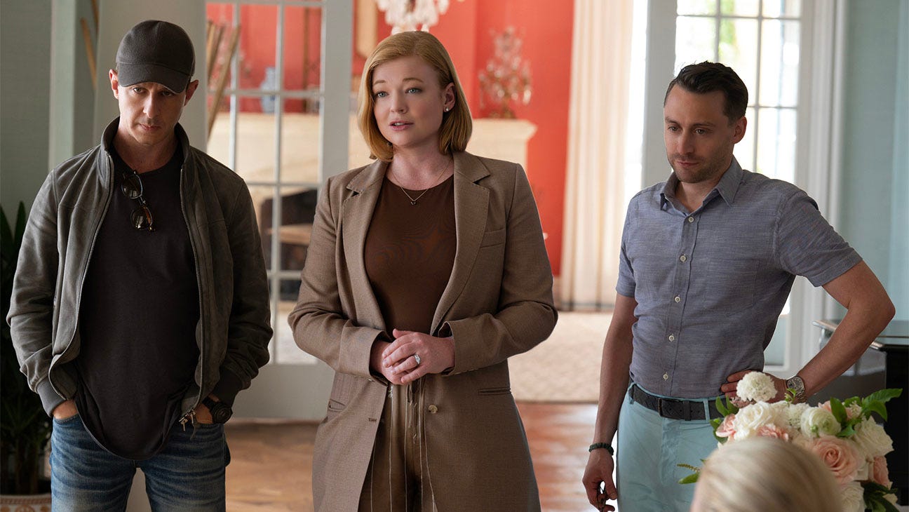 Jeremy Strong, Sarah Snook, and Kieran Culkin in Succession | Image via HBO