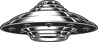 Illustration of flying saucer