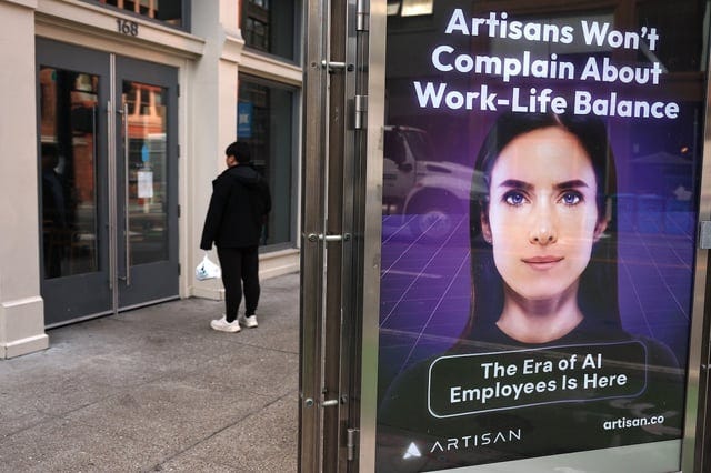 r/Futurology - AI Firm's 'Stop Hiring Humans' Billboard Campaign Sparks Outrage