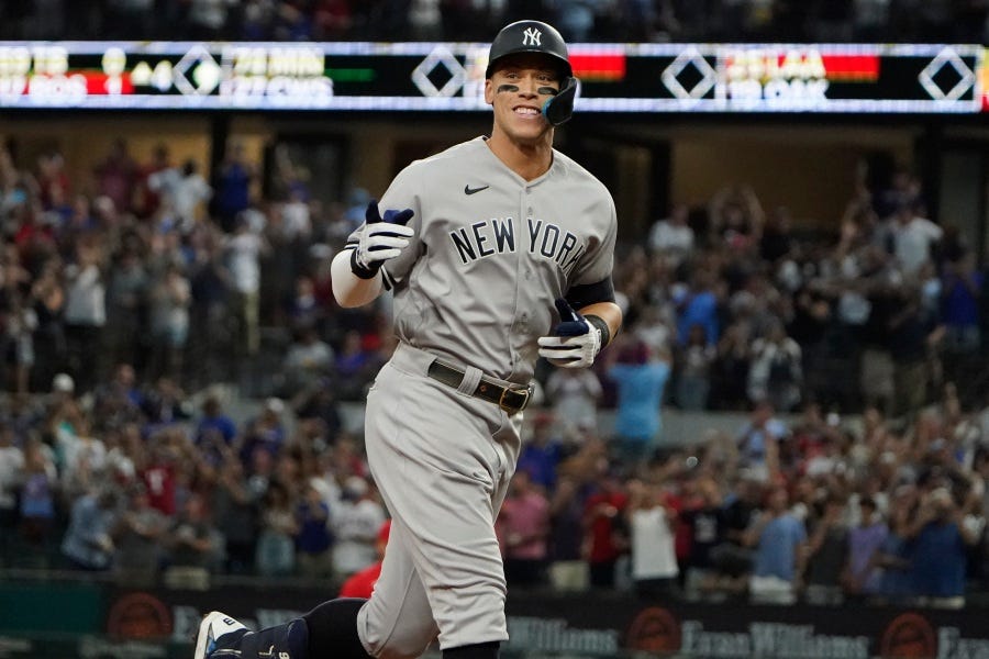 AP source: Aaron Judge, Yankees reach $360M, 9-year deal | FOX40
