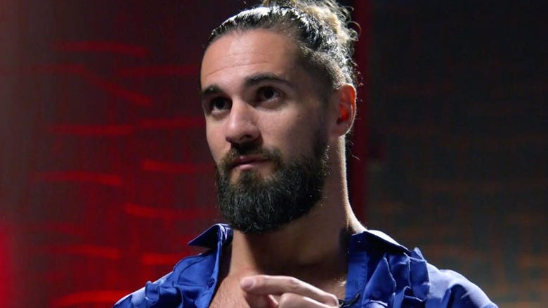 Seth Rollins talking