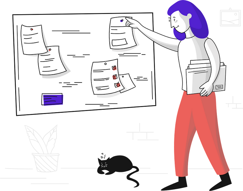 Kanban board example