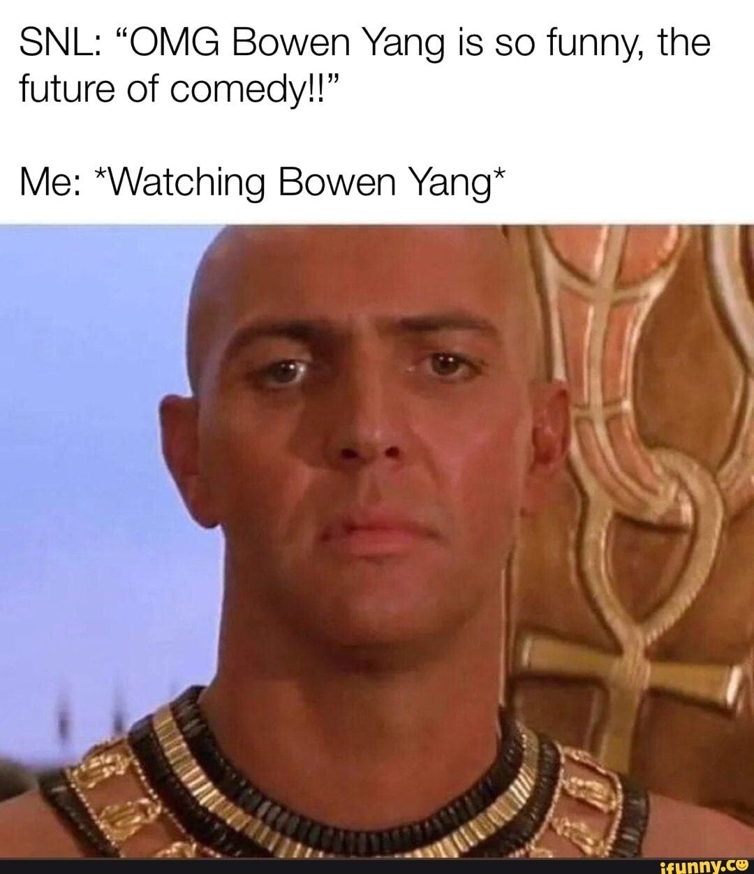SNL: "OMG Bowen Yang is so funny, the future of comedy!!" Me: *Watching ...