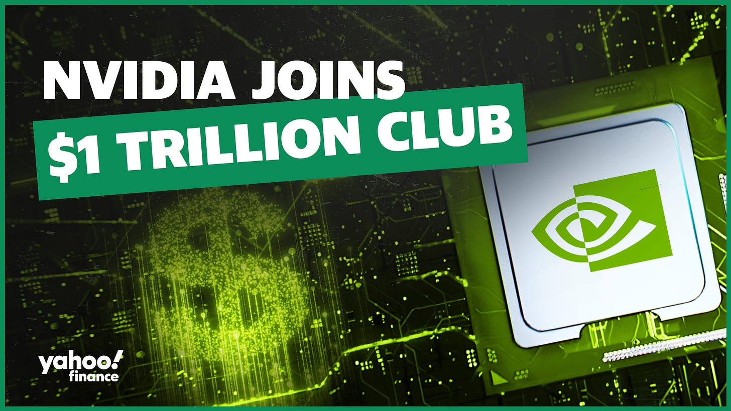 Nvidia joins the $1 trillion market value club