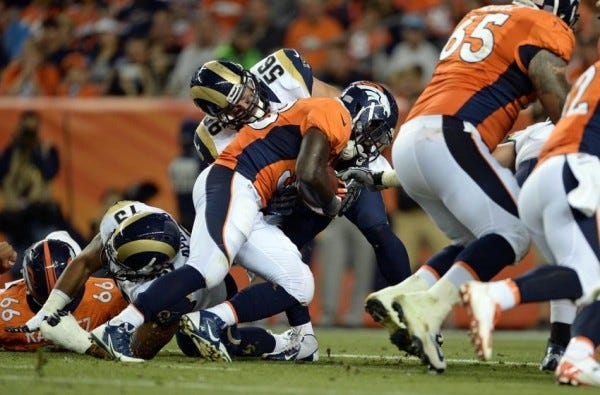 denver broncos versus st louis rams nfl images 2014