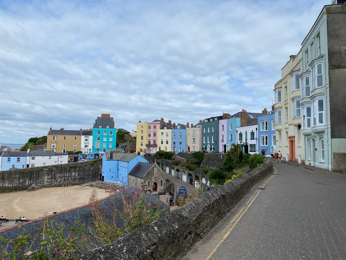 Colourful Tenby, Pembrokeshire, Wales 