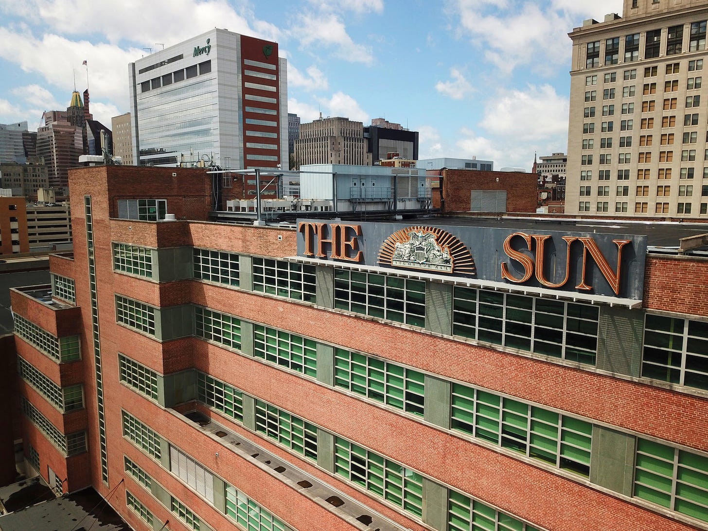 Farewell Calvert Street, hello Port Covington: The Baltimore Sun says  goodbye to its longtime building – Baltimore Sun