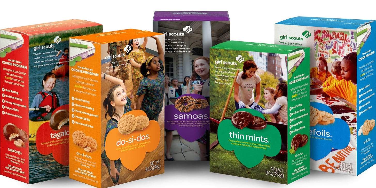 Where can I get Girl Scout cookies in Evansville?