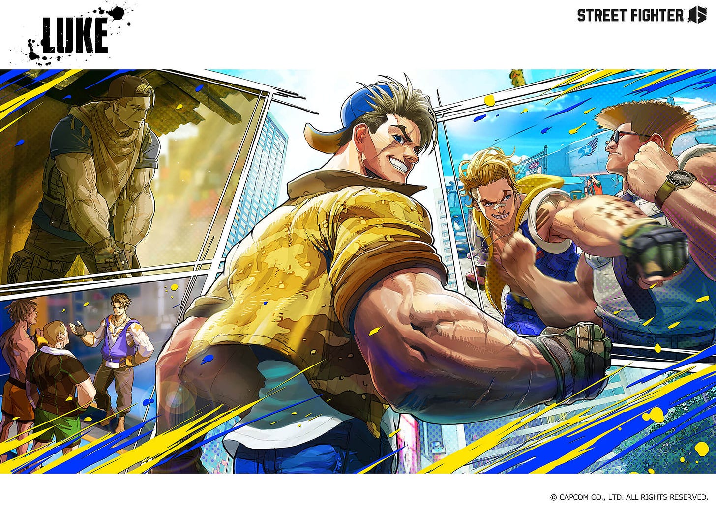Luke In-Game Event Artwork | Other | Street Fighter 6 | Museum | Capcom Town